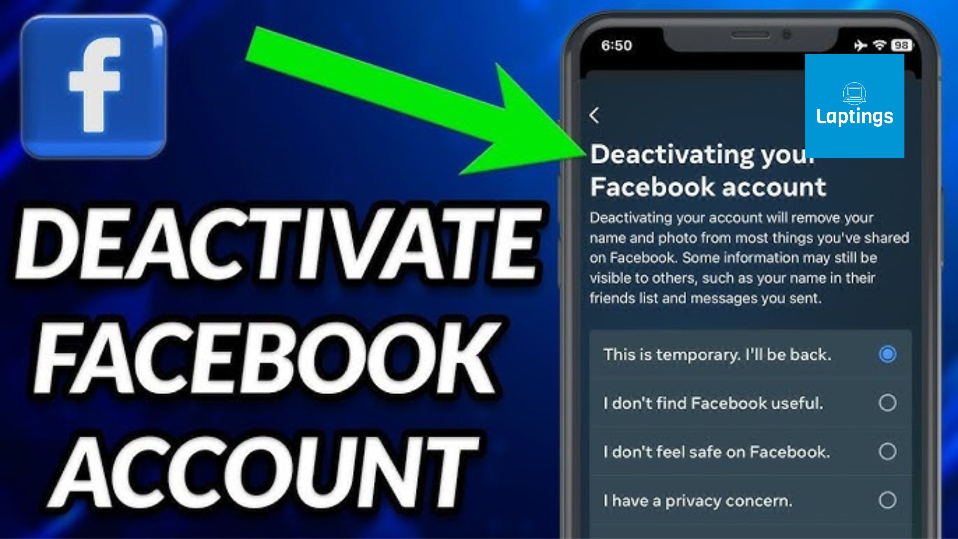 The Digital Detox How to Deactivate Facebook laptings